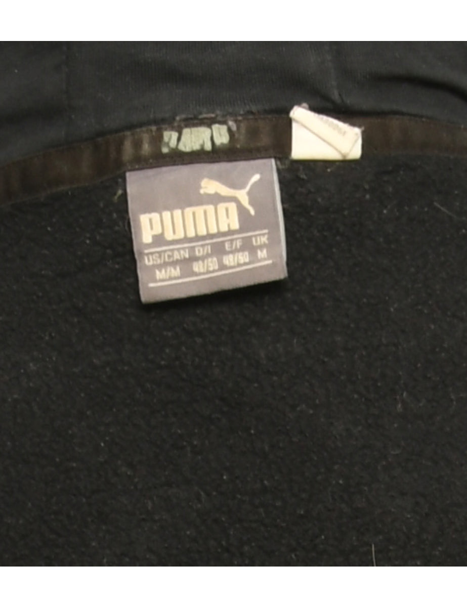 Black Puma Printed Hoodie - M