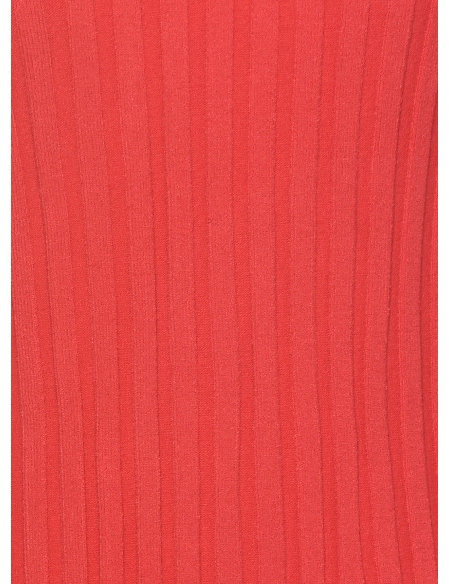 Ribbed Red Jumper - XL