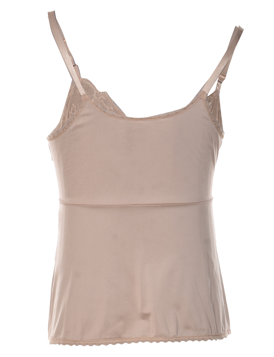 Beige Lace Babydoll - S