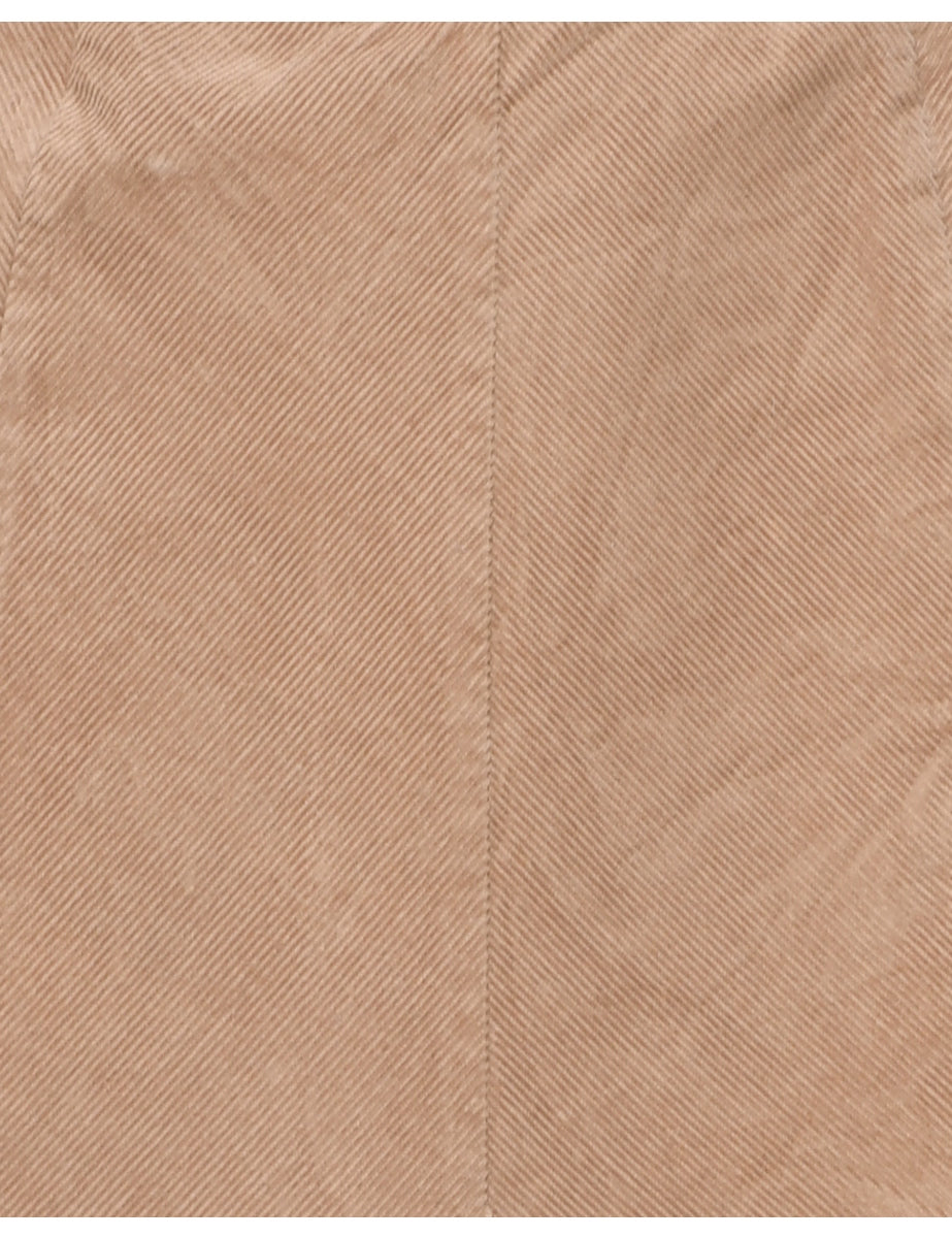 Corduroy A-line Skirt - M