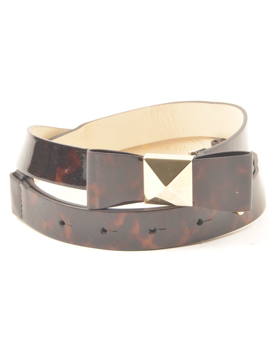 Dark Brown Fashion Belt - M