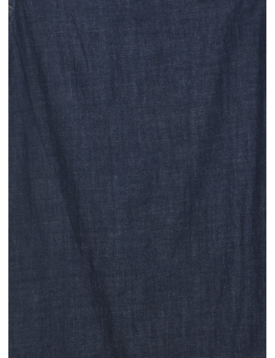 A-Line Denim Skirt - M