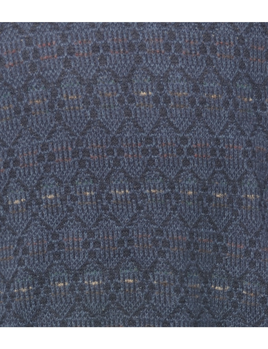 Long Sleeved Navy Jumper - L