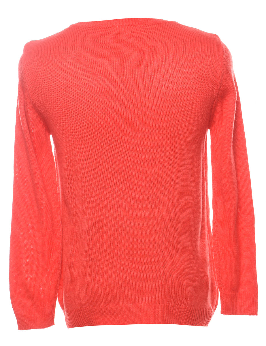 Reindeer Christmas Jumper - M