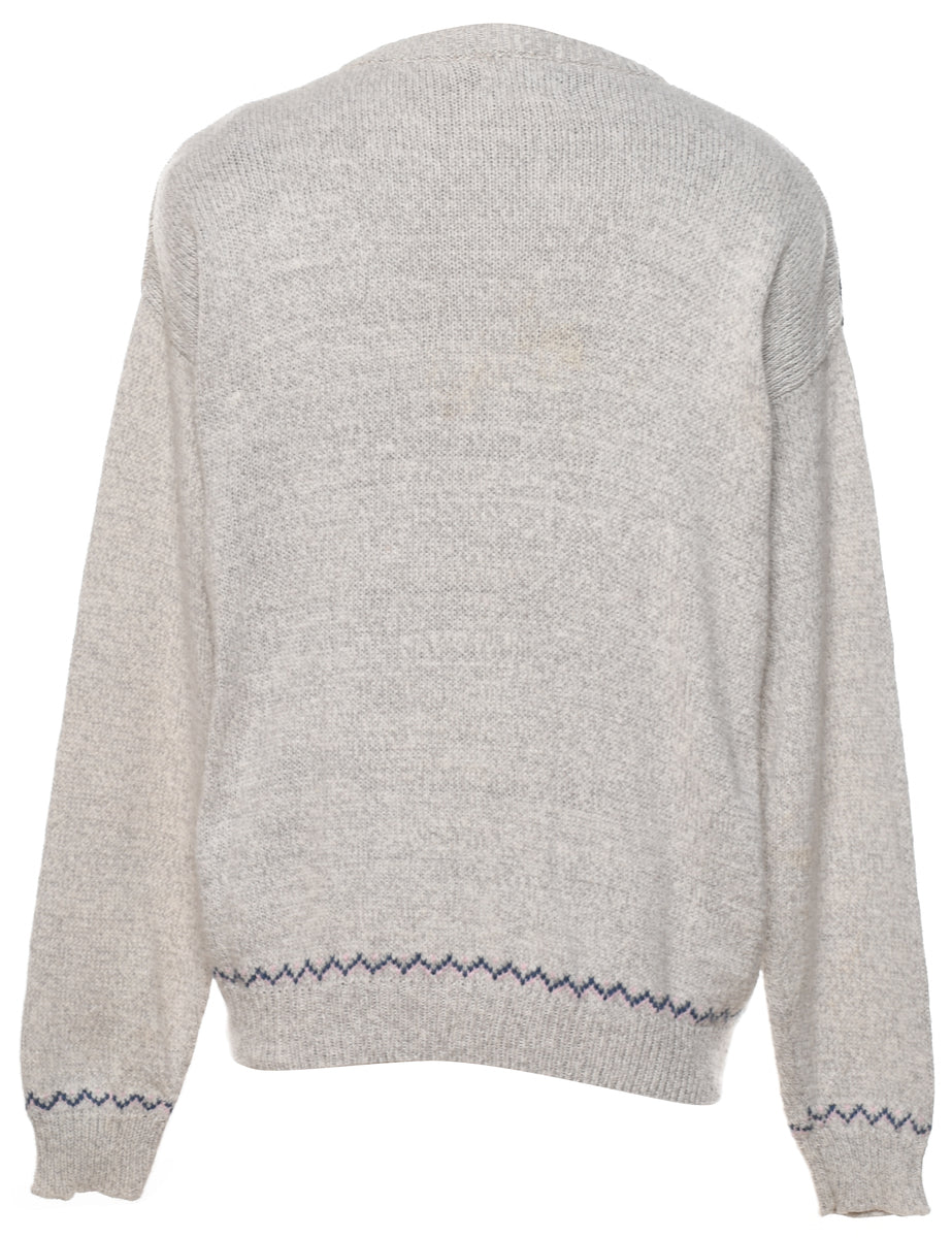Woolrich Animal Design Christmas Cardigan - L
