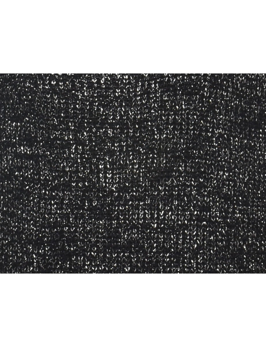 Lurex Thread Pattern Jumper - M