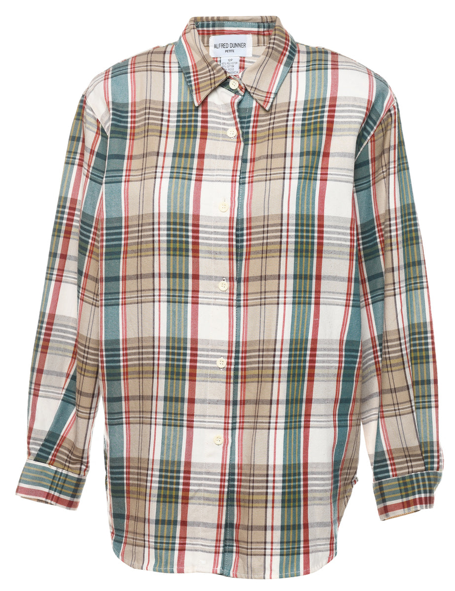 Alfred Dunner Checked Shirt - L