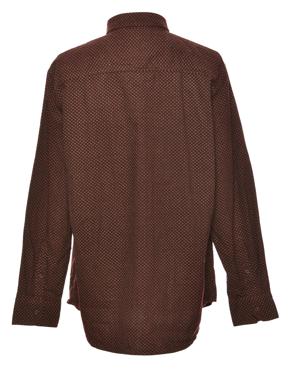 Corduroy Maroon Shirt - L
