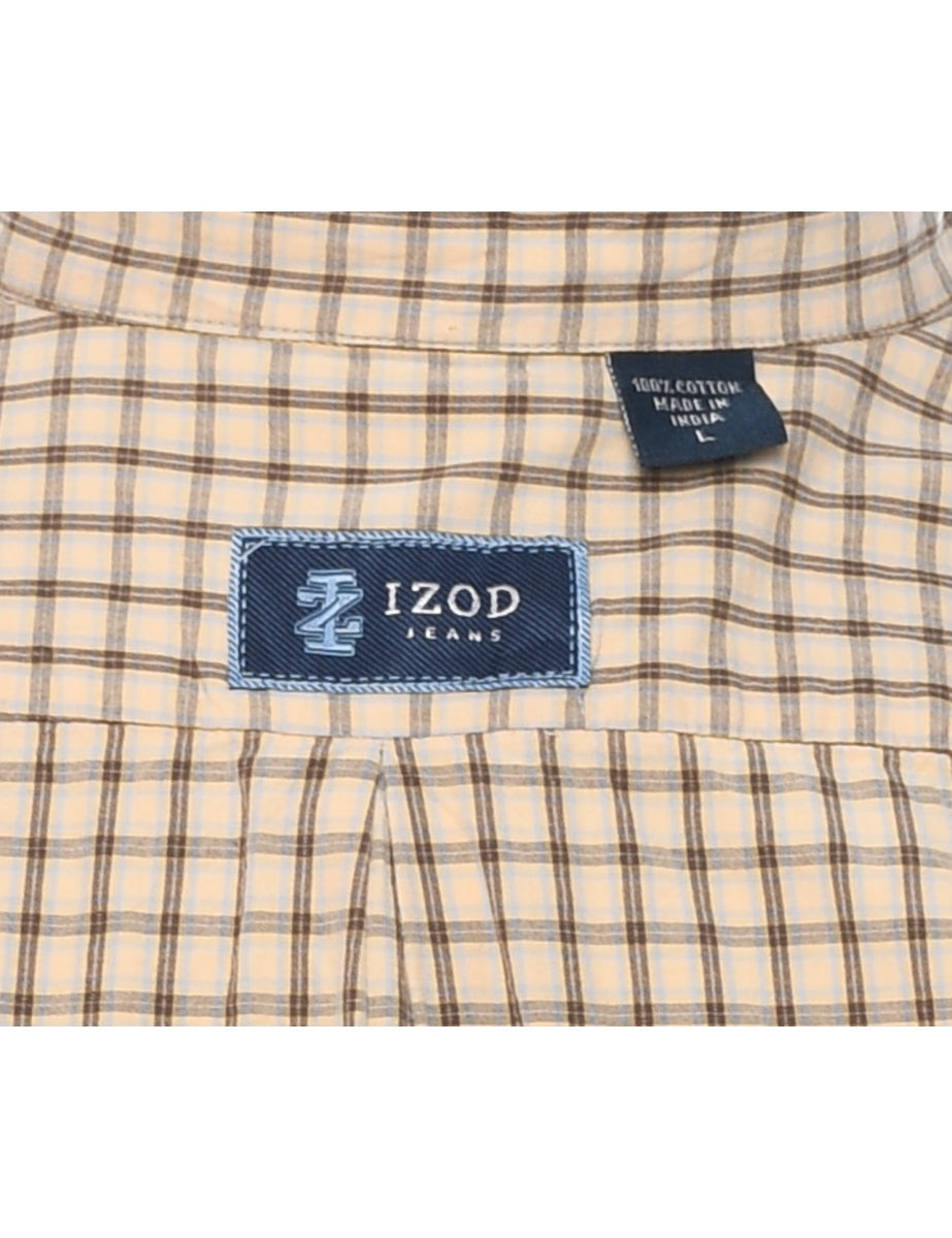 Izod Checked Shirt - L