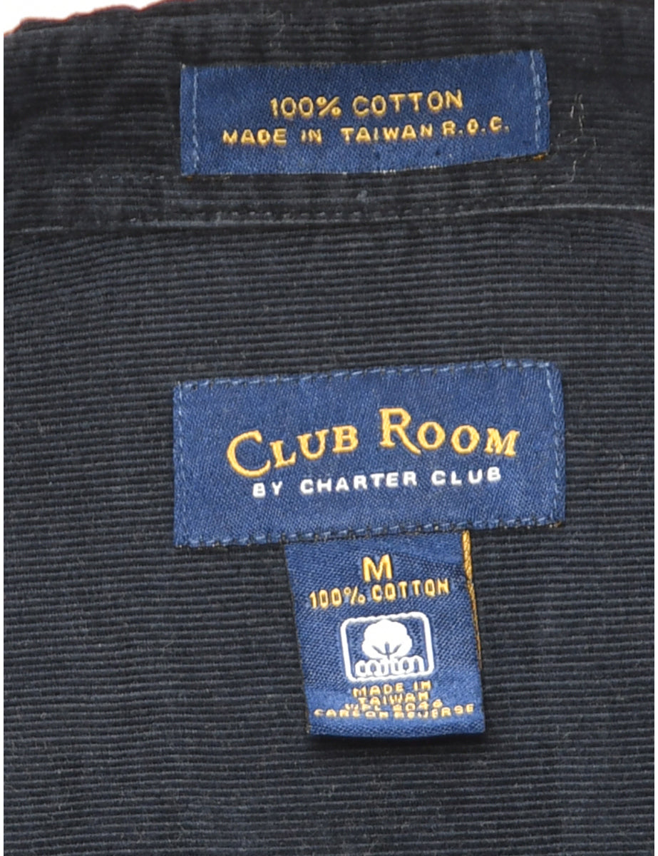 Corduroy Navy Shirt - M