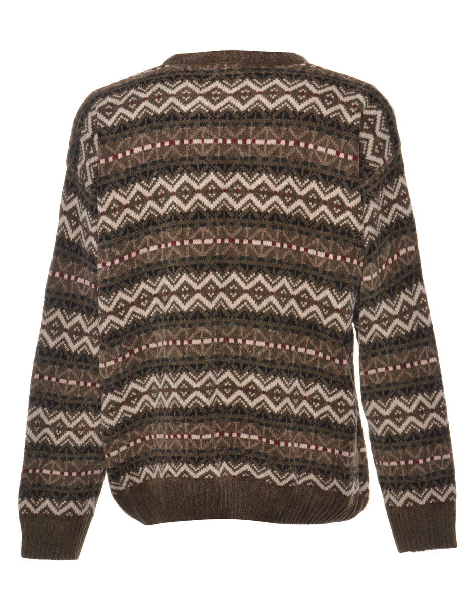 Dockers Patterned Jumper - L