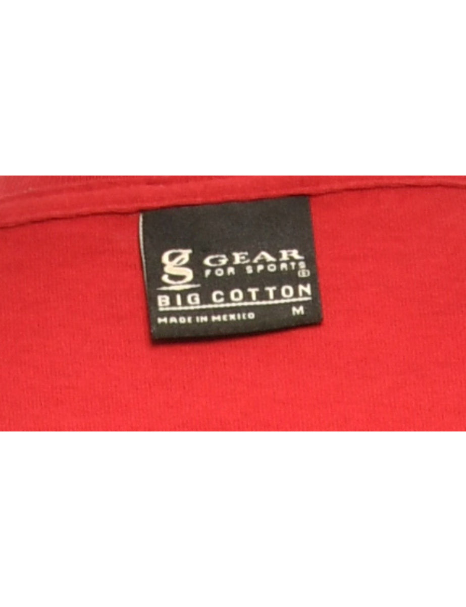 Red Printed St. Louis T-shirt - M