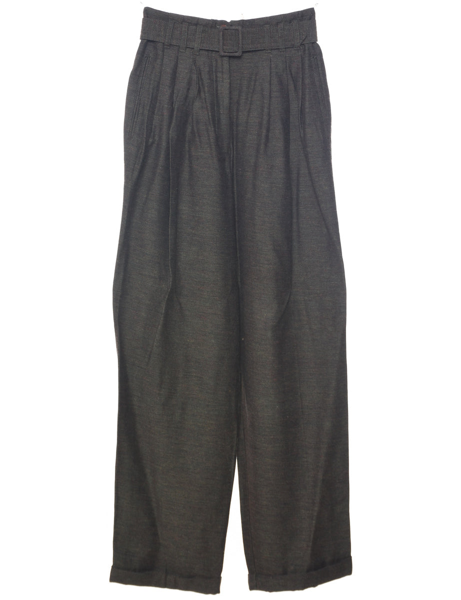 Dark Green Trousers - W25 L30