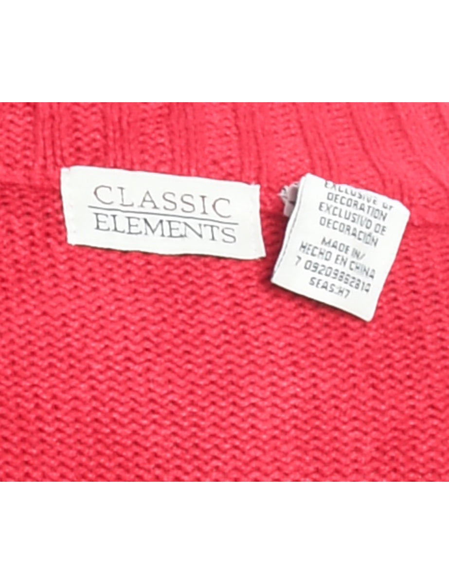 Snowman Christmas Cardigan - XL