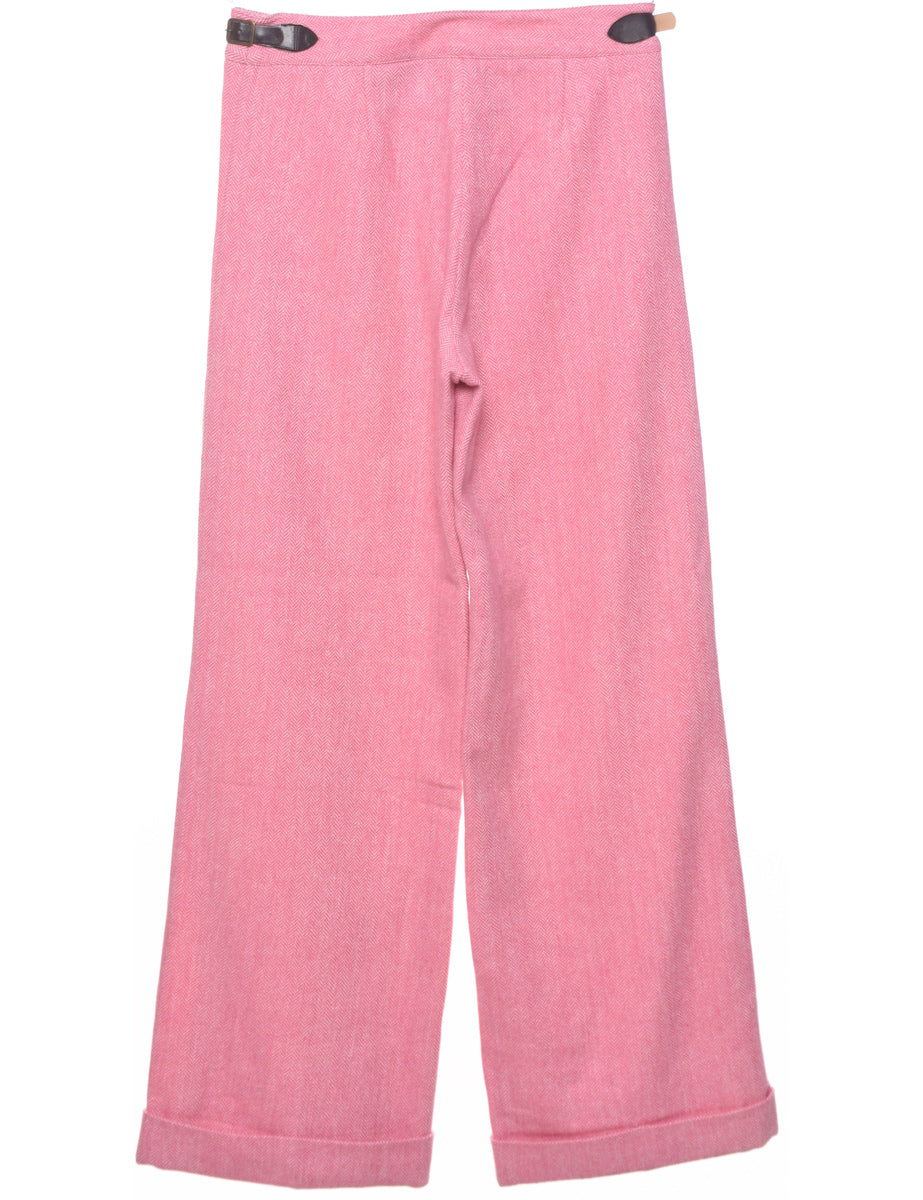 Herringbone Tweed Trousers - W30 L32