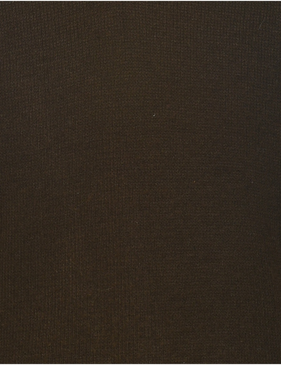 Brown Sweater Vest - M
