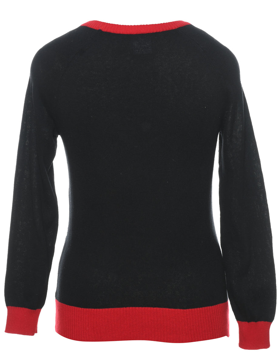 Reindeer Christmas Jumper - M