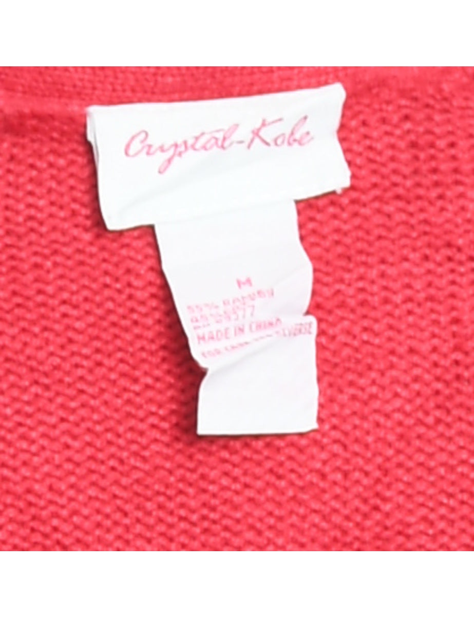 Snowman Christmas Cardigan - M