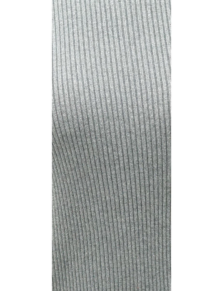 Knitted Polo Neck Jumper - L