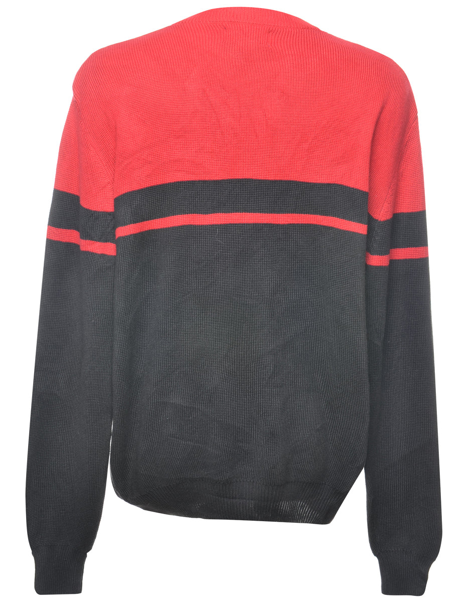 Colour Block Jumper - L