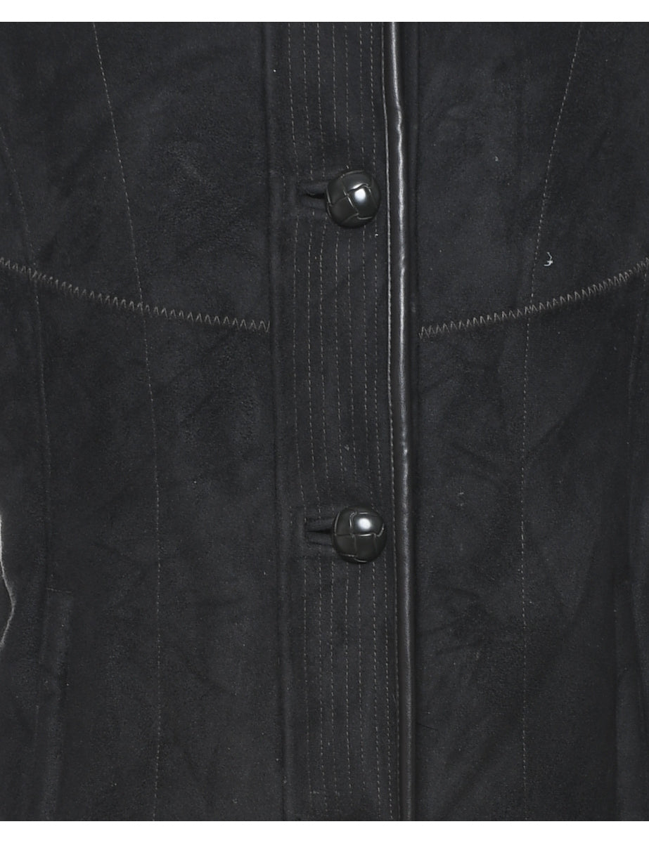 Single Breasted Coat - L