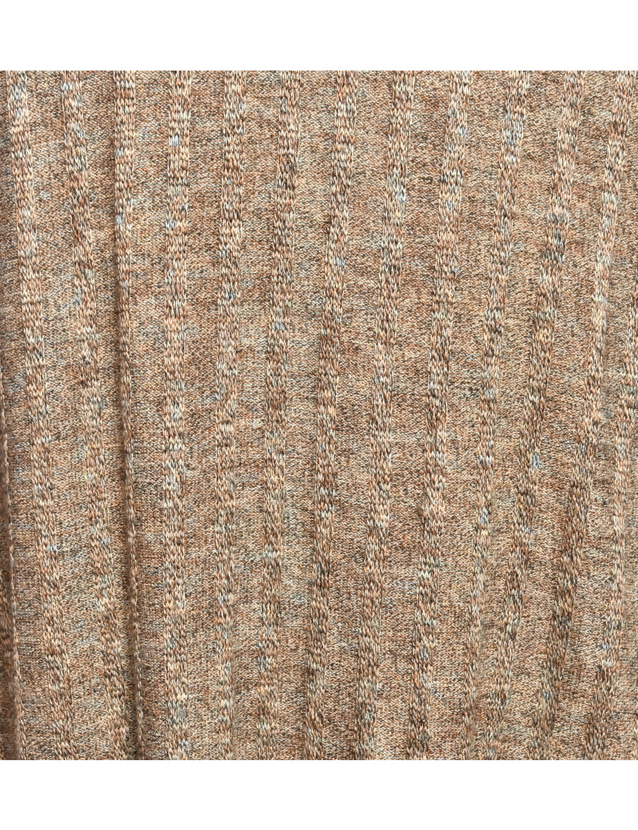 Long Sleeved Brown Jumper - L