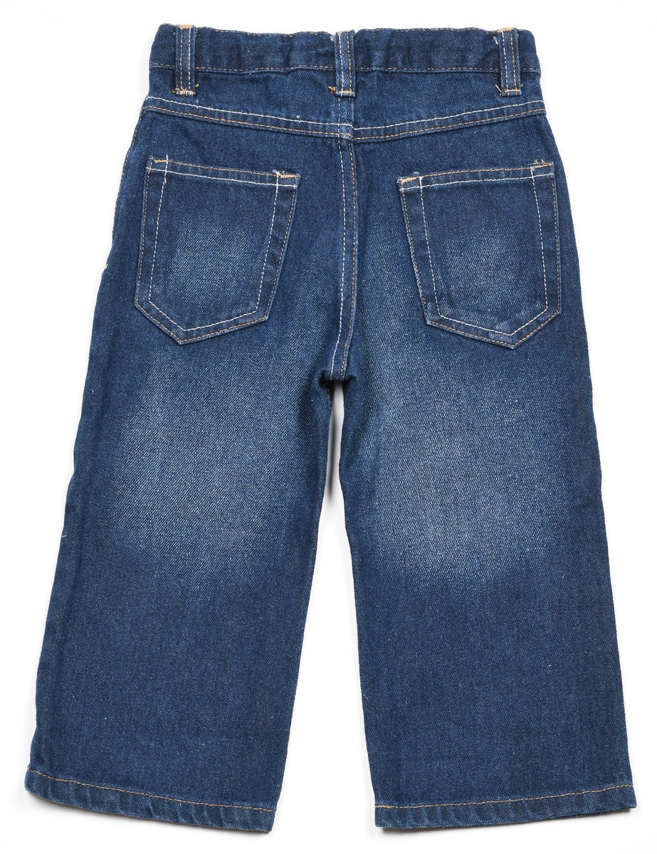 Straight-Leg Dark Wash Denim Jeans - 2 YEARS