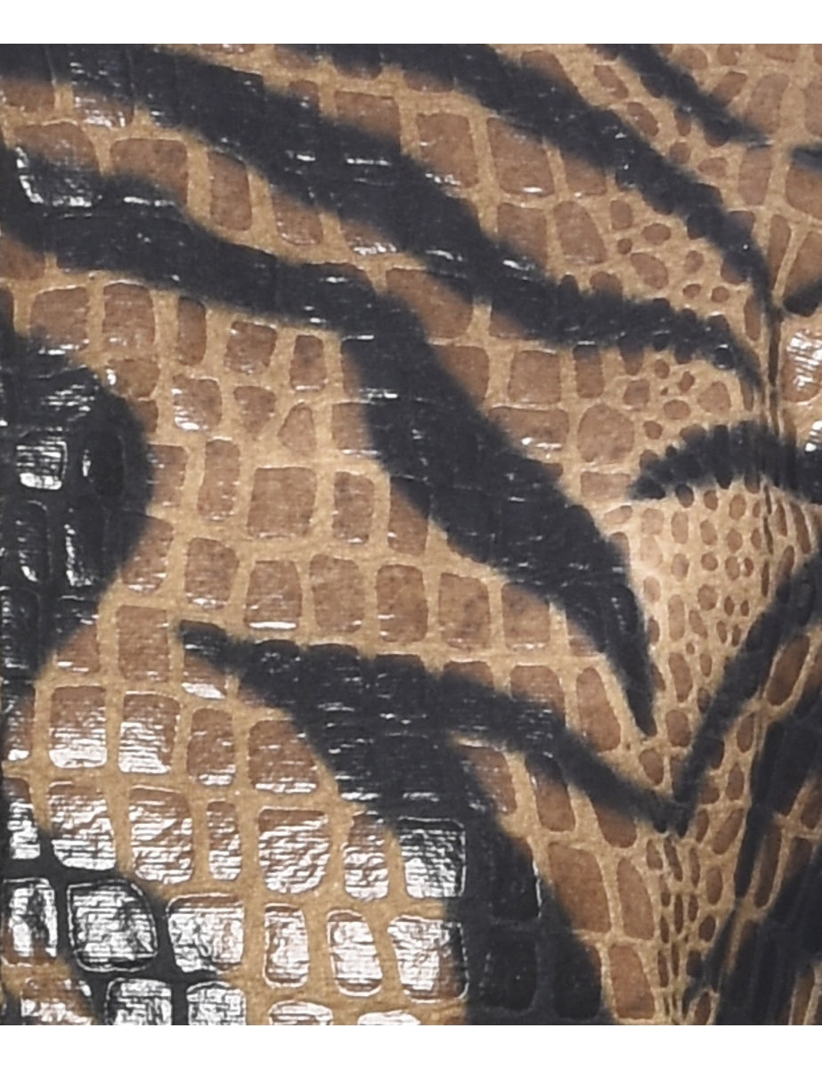 Animal Print Evening Jacket - S