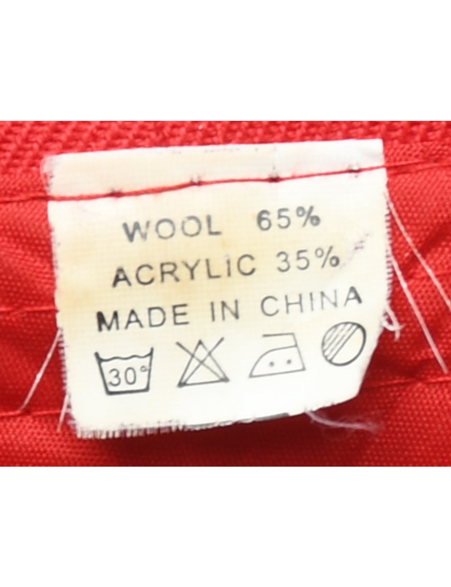 Red New York Embroidery Cap - XS