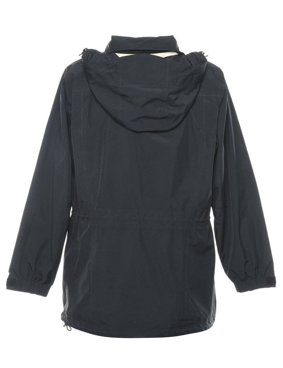 Hooded Black Mountaineering Jacket - M