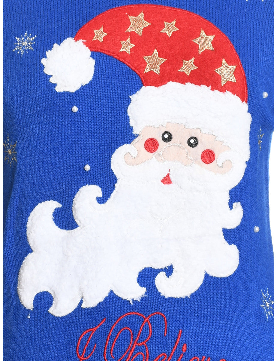 Santa Claus Christmas Jumper - S