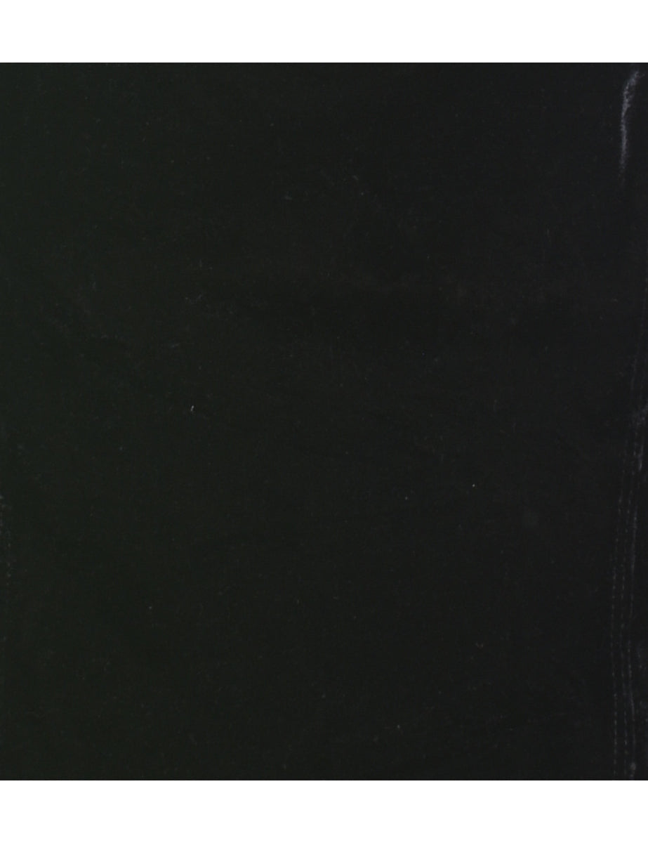 Black Velvet Evening Top - S