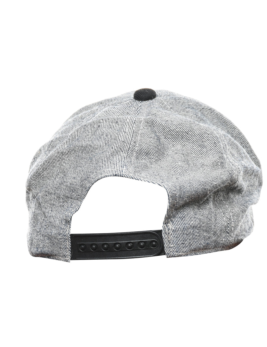 Grey Blessed Embroidery Cap - XS