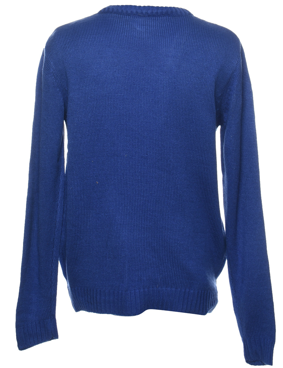 Santa Claus Christmas Jumper - L