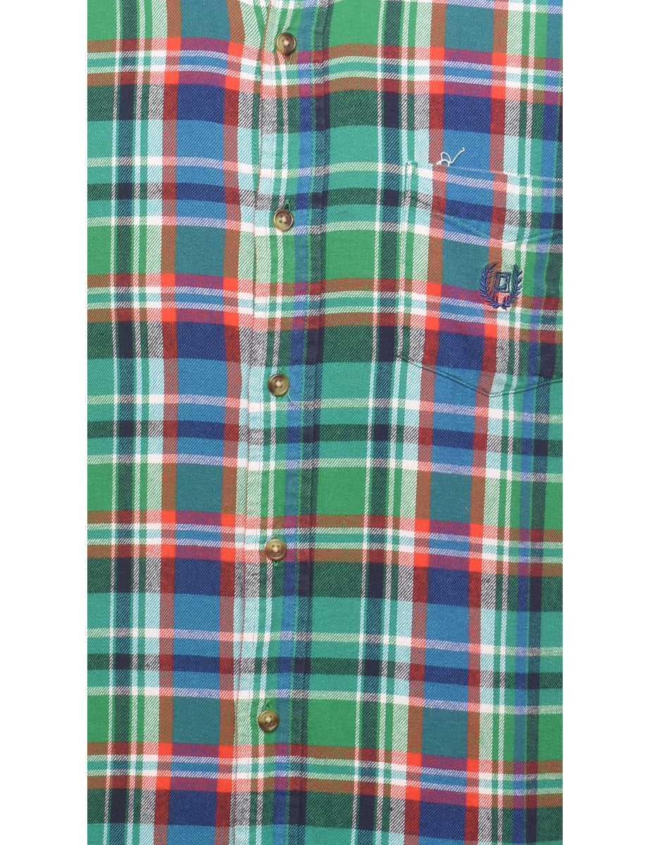 Chaps Checked Shirt - M
