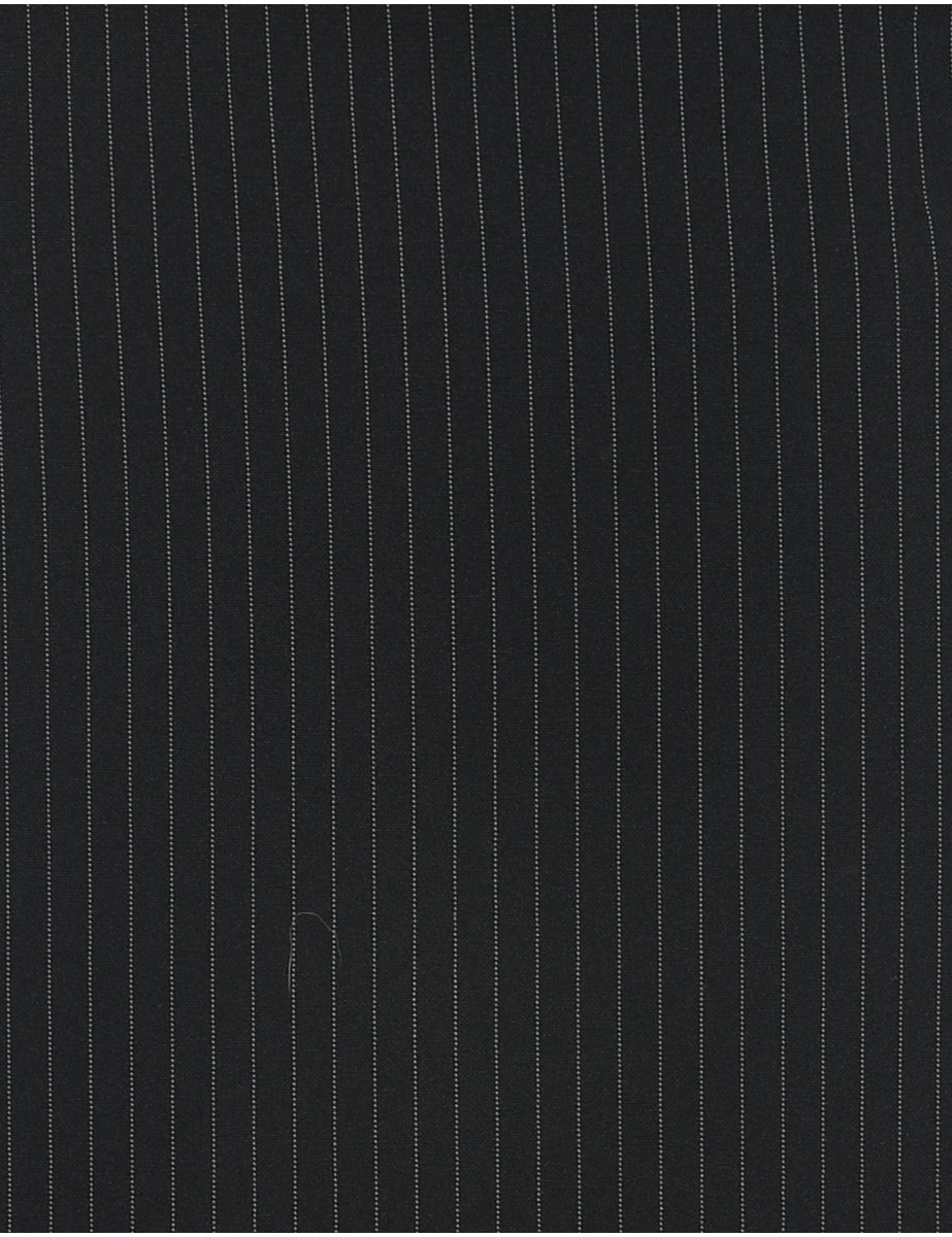 Pinstriped A-line Skirt - M
