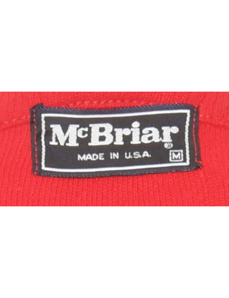 Fine Knit Red Jumper - XXL