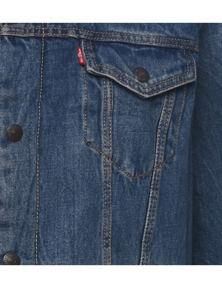 Levi's Shearling Denim Jacket - L