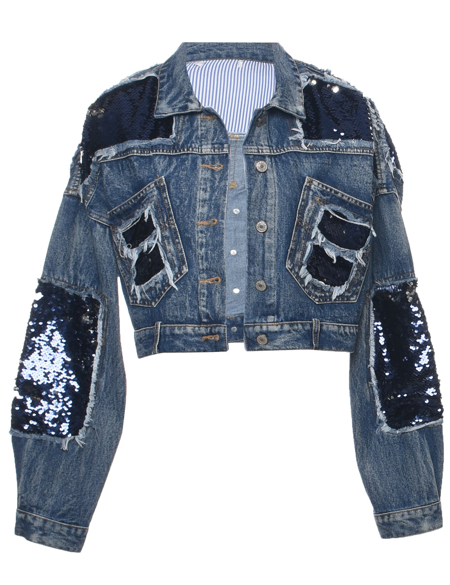 Dark Wash Denim Jacket - XL