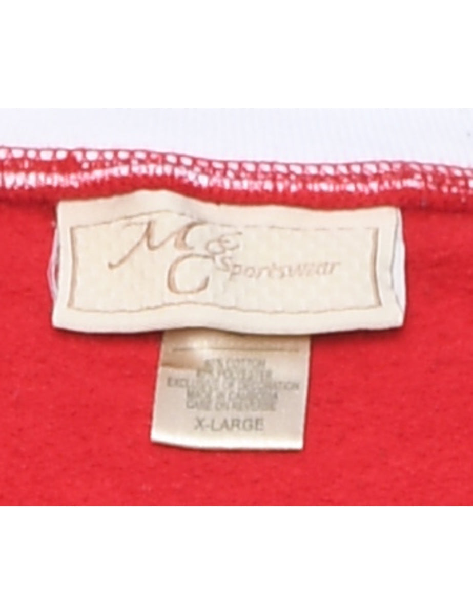 Red Christmas Sweatshirt - XL