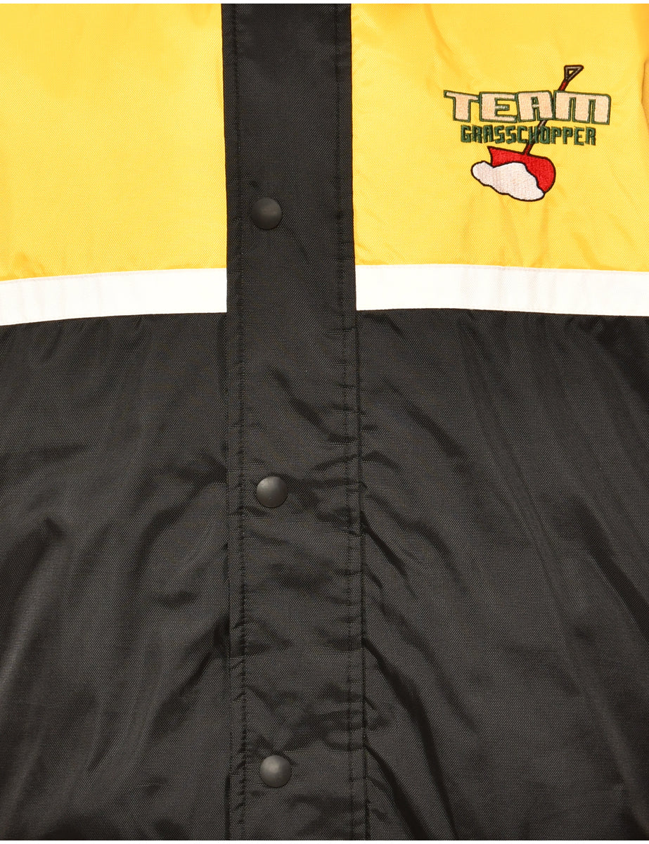 Team Grass Chopper Yellow & Black Ski Jacket - XL