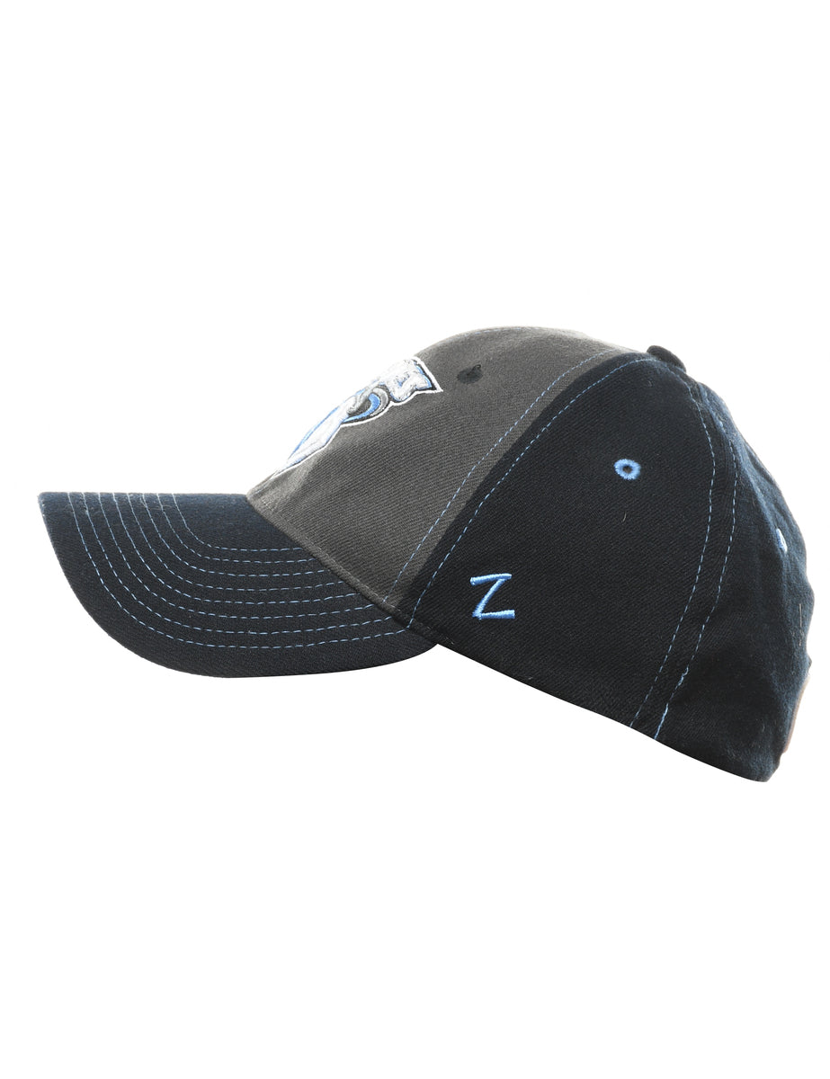 Black Embroidered Cap - M