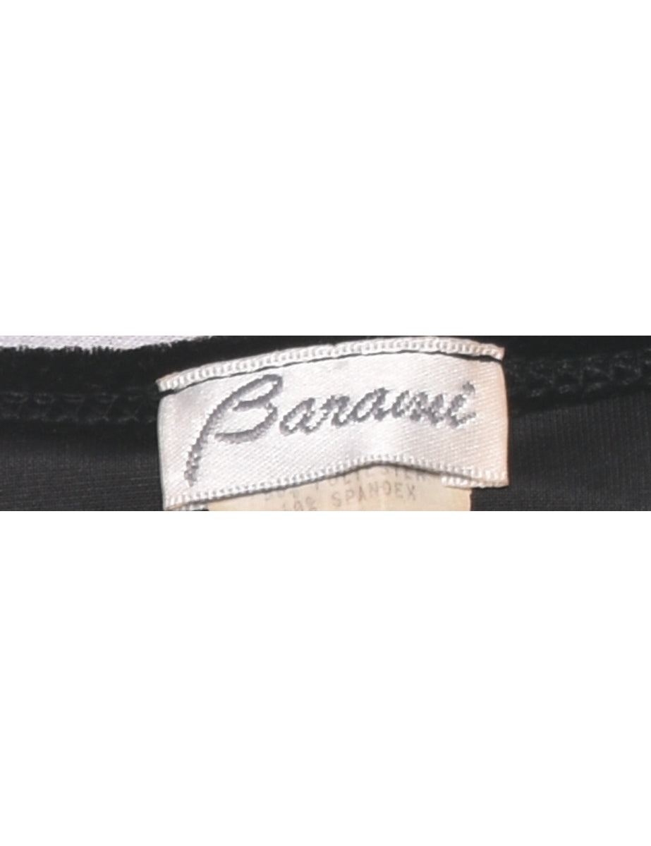 Velvet Fabric Evening Top - M