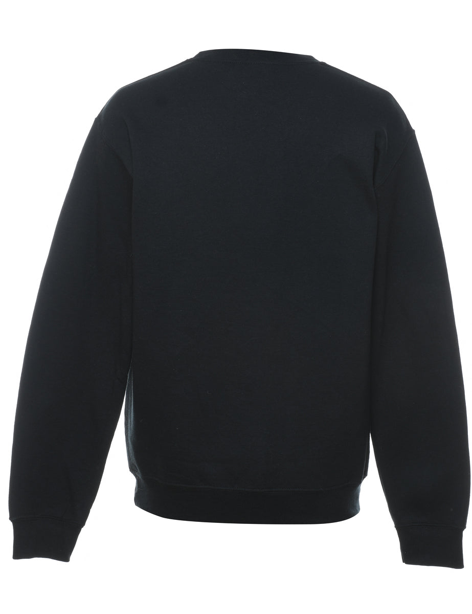 Nordic Gryffindor Black Printed Christmas Sweatshirt - S