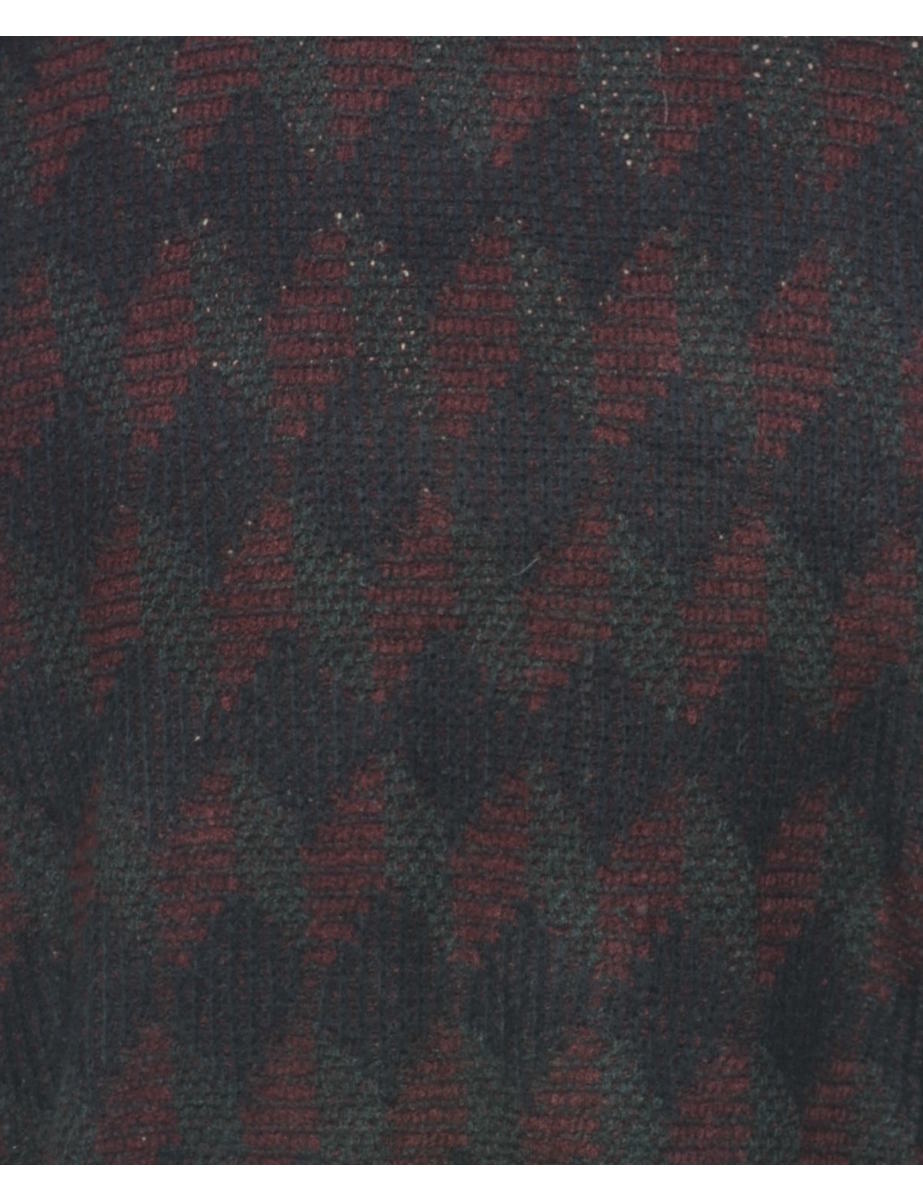 Geometric Pattern Jumper - XL