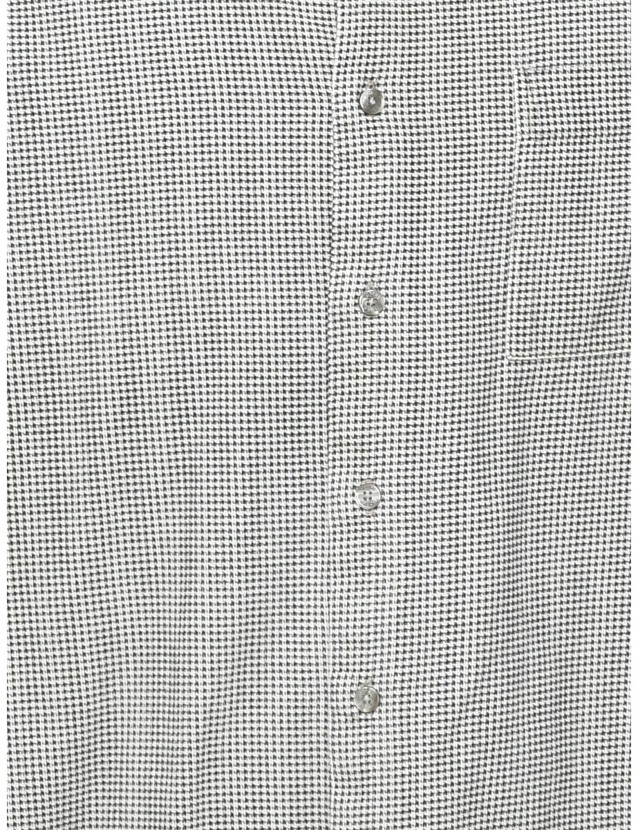 Houndstooth Corduroy Shirt - L