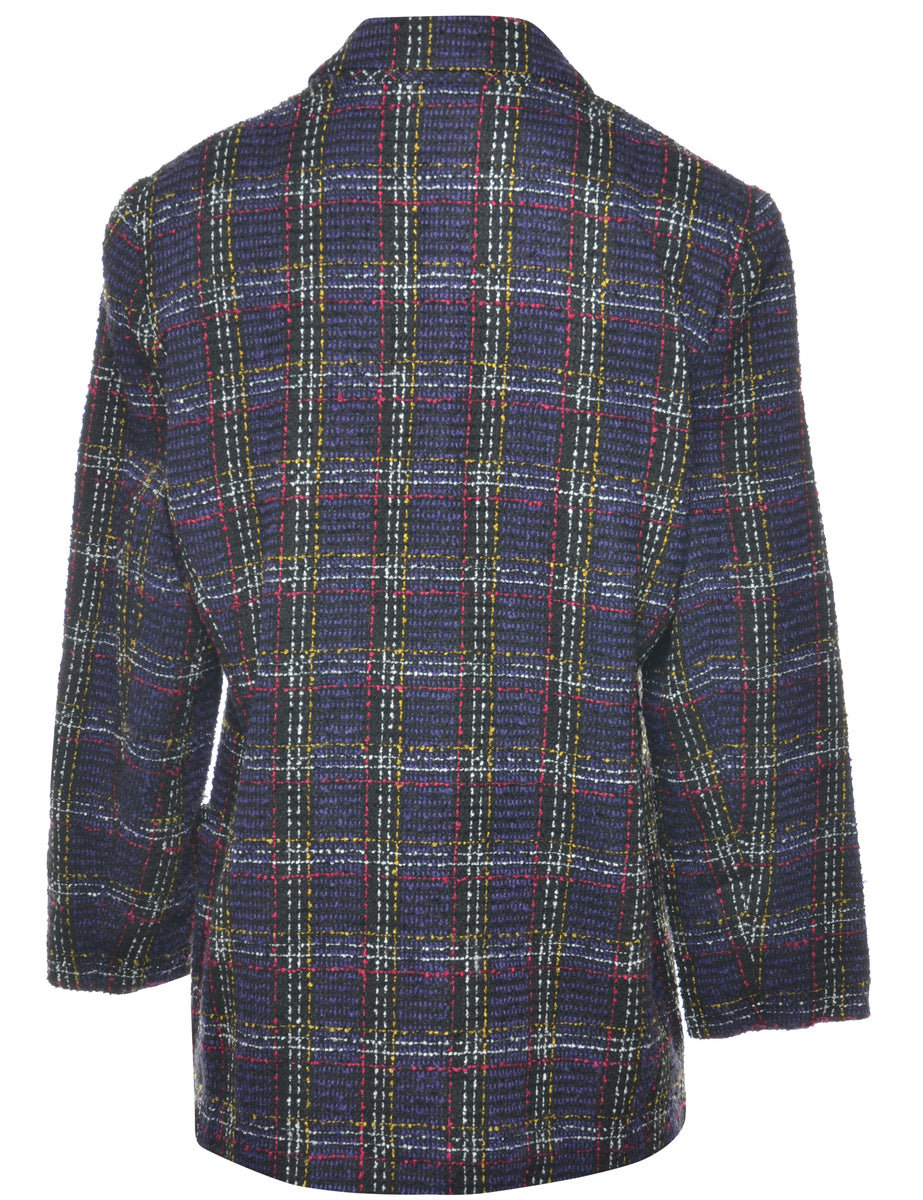 Checked Multi-Colour Jacket - L