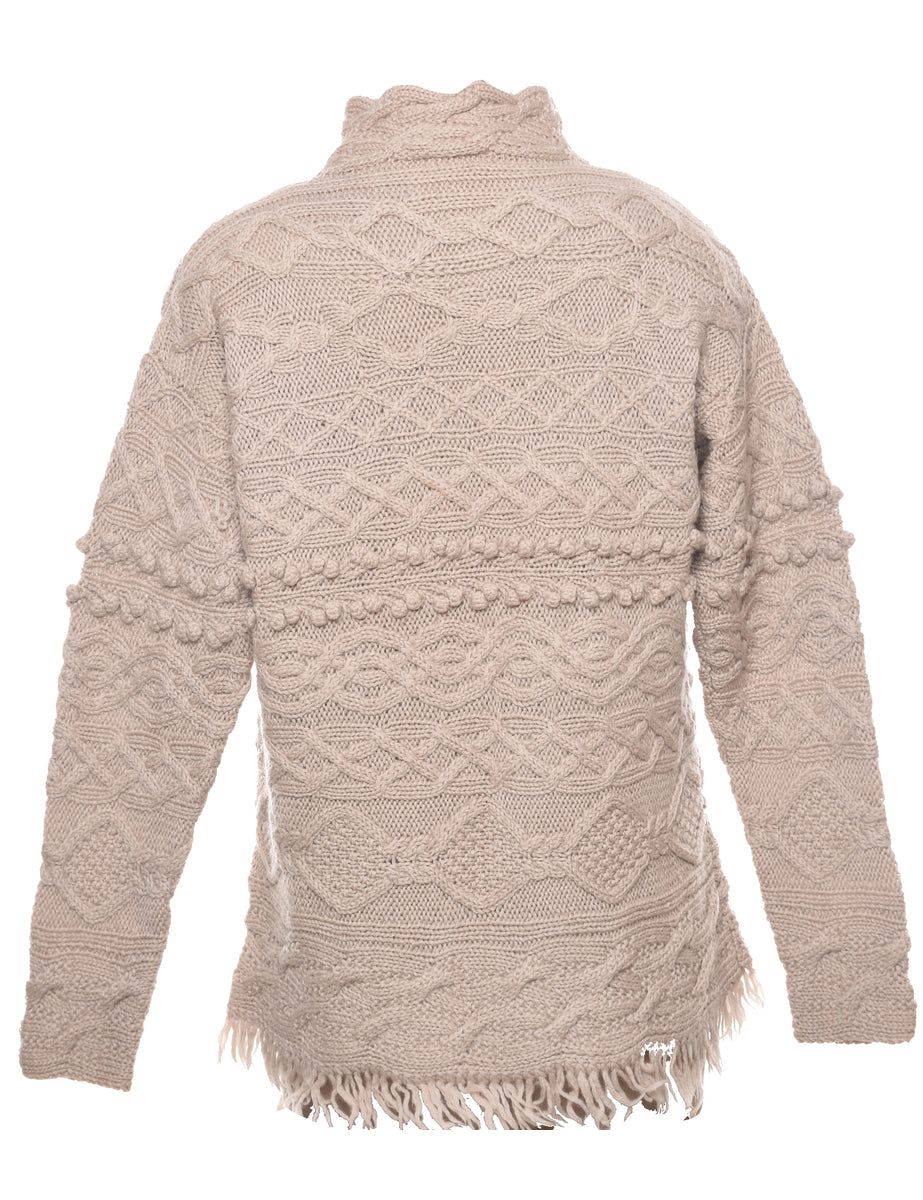 Cable Knit Jumper - S