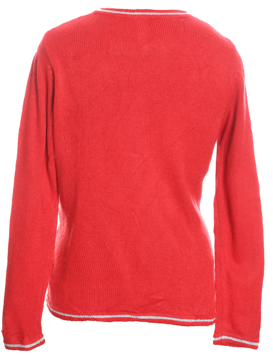 Santa Claus Christmas Jumper - M
