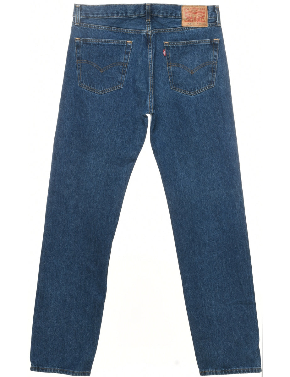 Straight Leg Levis 505 Jeans - W34 L36